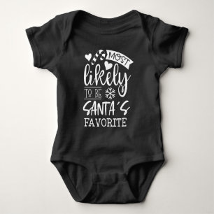 Lustiges Weihnachten, höchstwahrscheinlich Lieblin Baby Strampler