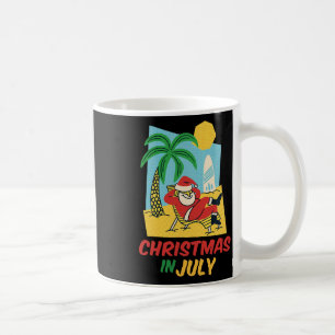 Lustiges Weihnachten im Juli-Shirt Sommer Santa St Kaffeetasse