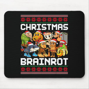 Lustiges Weihnachten Italienische Gehirnfäule Für  Mousepad