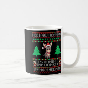 Lustiges Weihnachten Italienischer Weihnachts-Esel Kaffeetasse