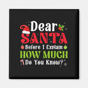 Lustiges Weihnachten Kinder Jungen Mädchen Lieber Magnet