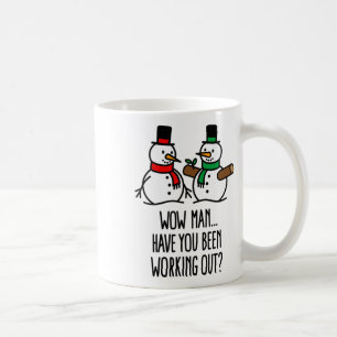 Lustiges Weihnachten Lustiges Fitnessstudio Bodybu Kaffeetasse