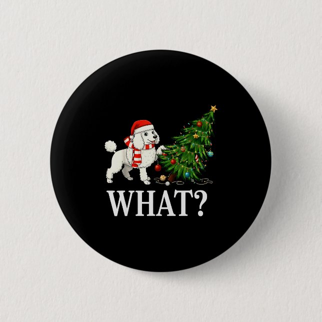 Lustiges Weihnachten Odle Schiebt Weihnachtsbaum Ü Button (Vorderseite)