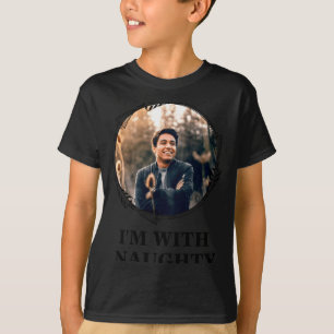 Lustiges Weihnachten passendes Paar unartig nett F T-Shirt