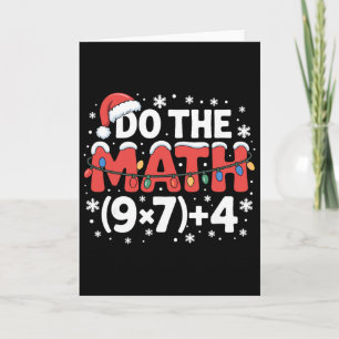 Lustiges Weihnachten Rechnen Sie Mathe Meme 67 Fei Karte