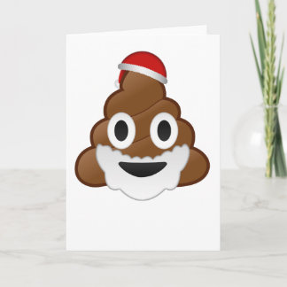 Lustiges Weihnachten Sankt kacken Emoji