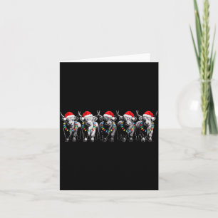 Lustiges Weihnachten Schottisches Hochlandkuh Xmas Karte