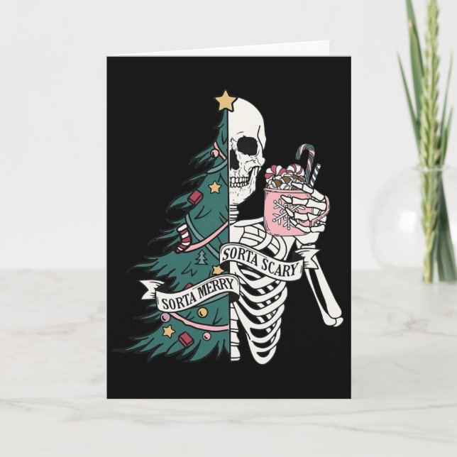 Lustiges Weihnachten So einigermaßen Fröhlich So e Karte (Vorderseite)
