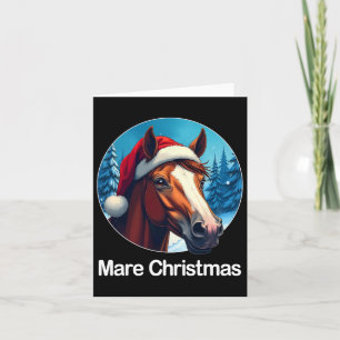 Lustiges Weihnachten Stute Horseck Reitpferd Liebh Karte