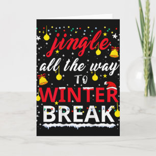 Lustiges Weihnachten Teachar Jingle All The Way To Karte