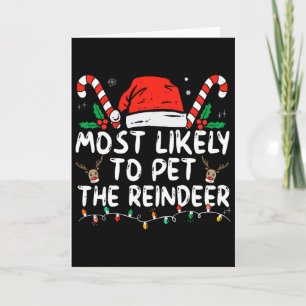 Lustiges Weihnachten Wahrscheinlich wird das Renti Karte