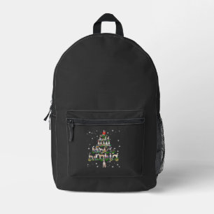 Lustiges Weihnachten Whippet Hunde Liebhaber Gesch Bedruckter Rucksack