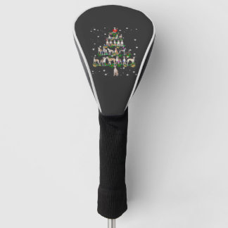 Lustiges Weihnachten Whippet-Hundefreunde Geschenk Golf Headcover