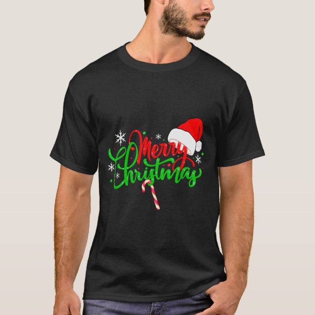 Lustiges Weihnachts Geschenke Merry Christmas Funn T-Shirt (Vorderseite)