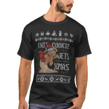 Lustiges Weihnachts-Gingerbread-Superhelden-T-Shir