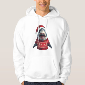 Lustiges Weihnachts-Hai-Hässliches-Schwester-T-Shi Hoodie
