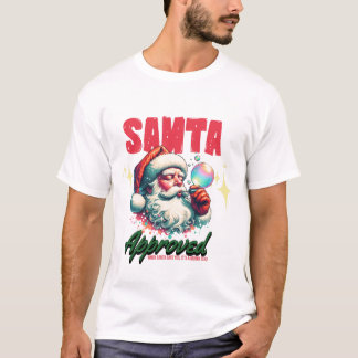 🎅 Lustiges Weihnachts-Shirt – Santa Approved –  T-Shirt