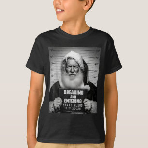 Lustiges Weihnachts-T-Shirt mit Nikolaus beim Einb T-Shirt