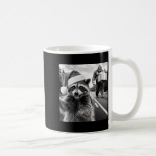 Lustiges Weihnachts-Waschbär-Shirt Waschbär-Selfie Kaffeetasse