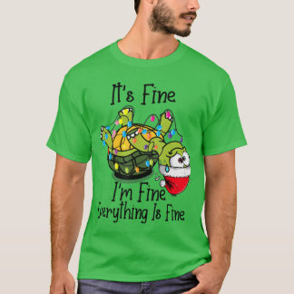 Lustiges Weihnachtschild Es ist in Ordnung, mir ge T-Shirt