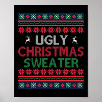Lustiges Weihnachtsdesign Hässliches Xmas Sweater