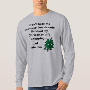 Lustiges Weihnachtseinkaufen getaner früher T - T-Shirt