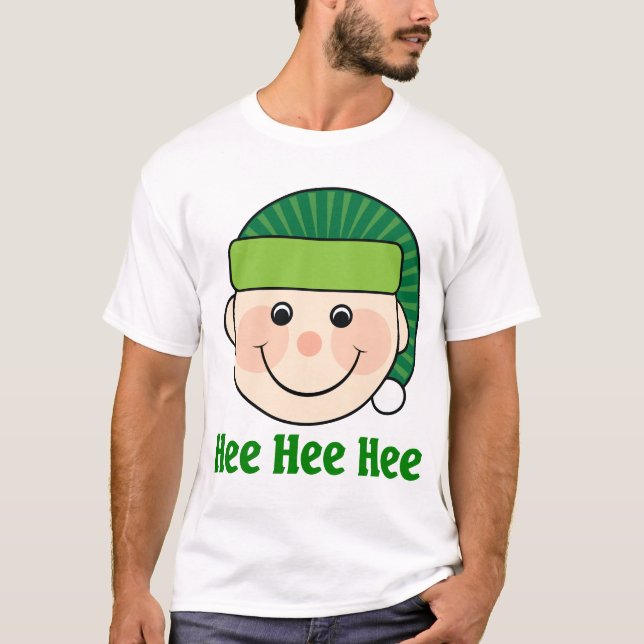 Lustiges Weihnachtself-T-Shirt T-Shirt (Vorderseite)
