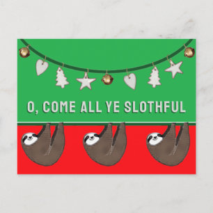 Lustiges Weihnachtsfest Postkarte
