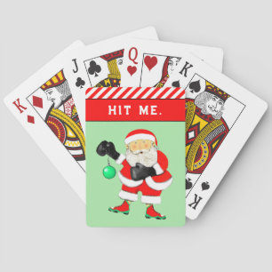 Lustiges Weihnachtsfest Spielkarten