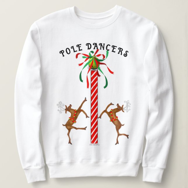 Lustiges Weihnachtsfest Sweatshirt (Design vorne)
