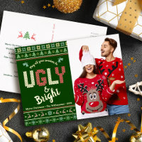 Lustiges Weihnachtsfoto Nordischer hässlicher Pull