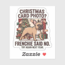 Lustiges Weihnachtsgeschenk für Französische Bulld
