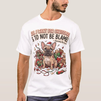 Lustiges Weihnachtsgeschenk für Französische Bulld T-Shirt