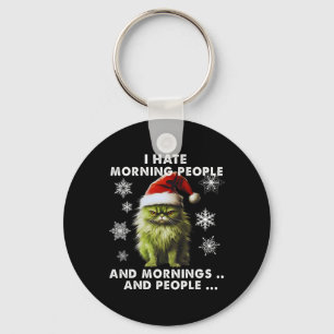Lustiges Weihnachtskostüm - Ich hasse Morgenmensch Schlüsselanhänger