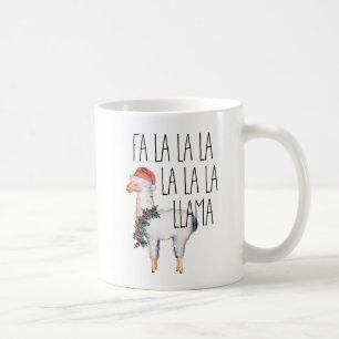 Lustiges Weihnachtslama-Fa-La-La-La-La Tasse