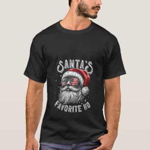Lustiges Weihnachtsmann-Gesicht Damen Santas Liebl T-Shirt