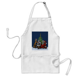 Lustiges Weihnachtstrinkende Schürze