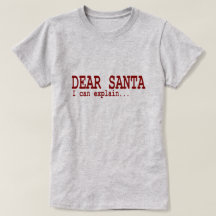 Lustiges Weihnachtszitat liebe Sankt kann ich Rot