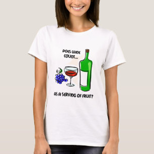 Lustiges Wein-Spaß-Sprichwort T-Shirt
