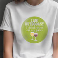 Lustiges Wein-Zitat - ich trinke Wein auf meinem