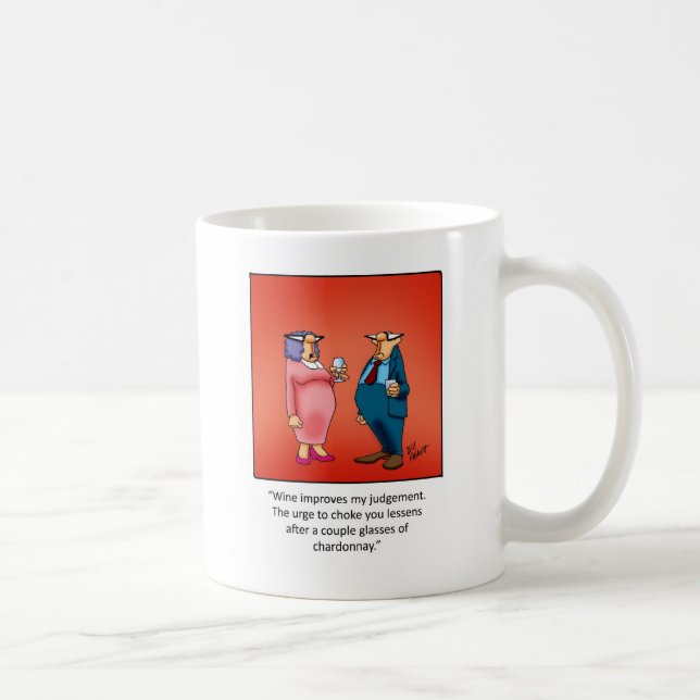 Lustiges Weingeschenk! Tasse (Rechts)