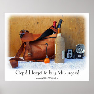Lustiges Weinposter! Poster