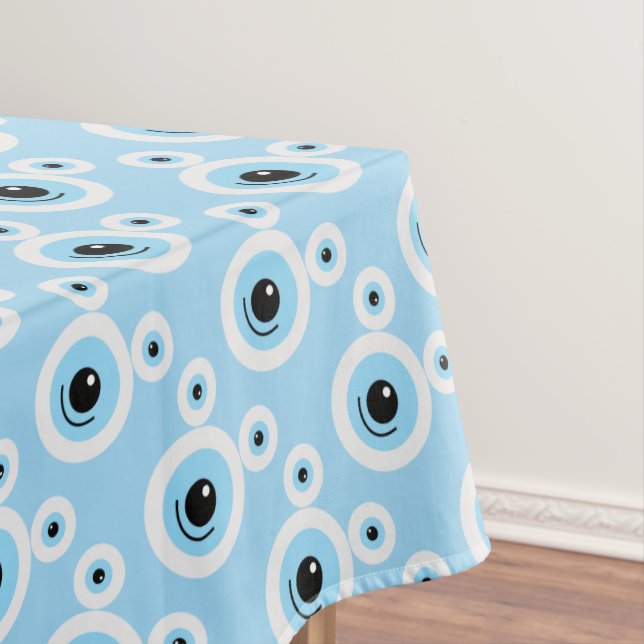 Lustiges weißes Bärengesicht Tischdecke (Beispiel)