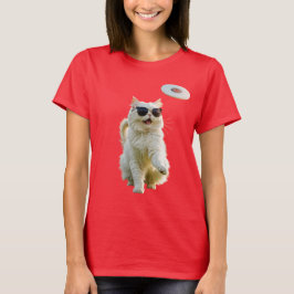 Lustiges Weißes Perser Disc Golf T-Shirt