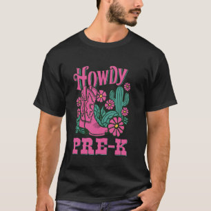 Lustiges Western Howdy Pre K Cowboy Lehrer Kind Rü T-Shirt