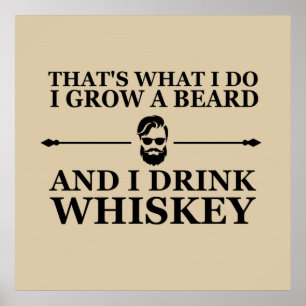 lustiges Whisky-Zitat Poster