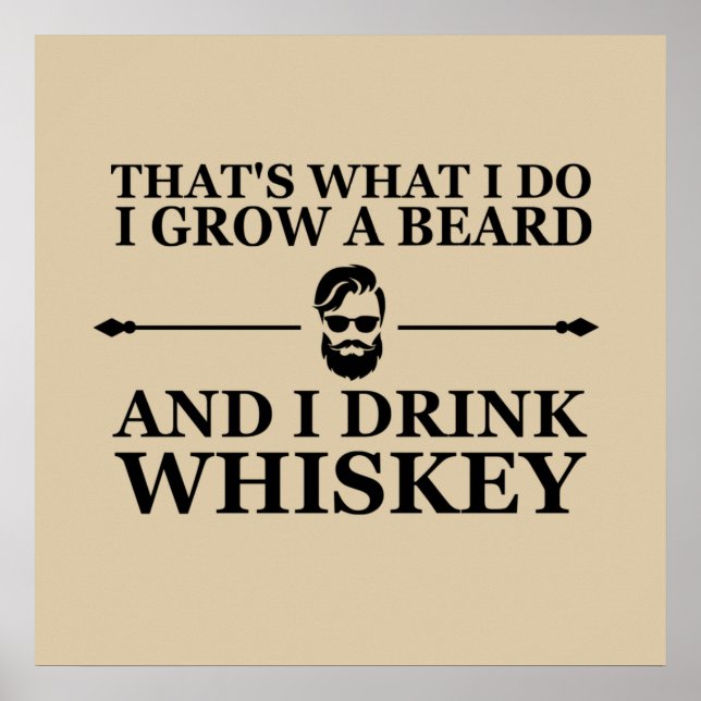 lustiges Whisky-Zitat Poster (Vorne)