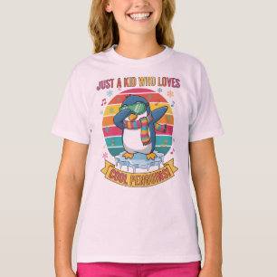 Lustiges Winter-Grafik-T-Shirt für Kinder T-Shirt