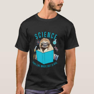 Lustiges Wissenschaftler-Motiv Faultier & Lustiger T-Shirt