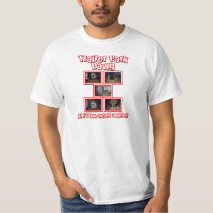 Lustiges Wohnwagensiedlung-Kumpel-Rot T-Shirt